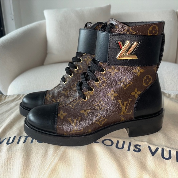 Louis Vuitton Combat Boots 37 - Picture 2 of 8